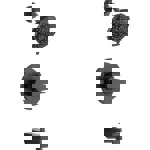 Single Handle Multi Function Bathtub & Shower Faucet in Matte Black (Trim Only)